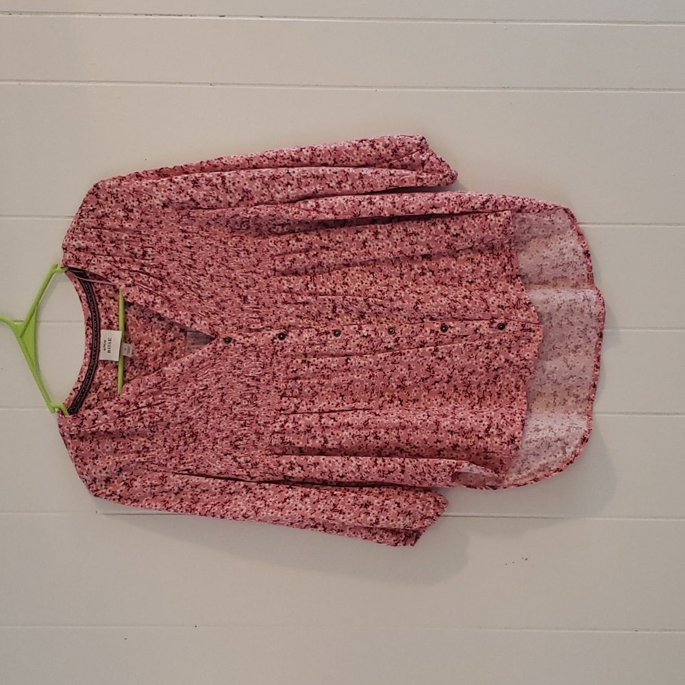 Women's Floral Blouse, Knox Rose. Size Small
